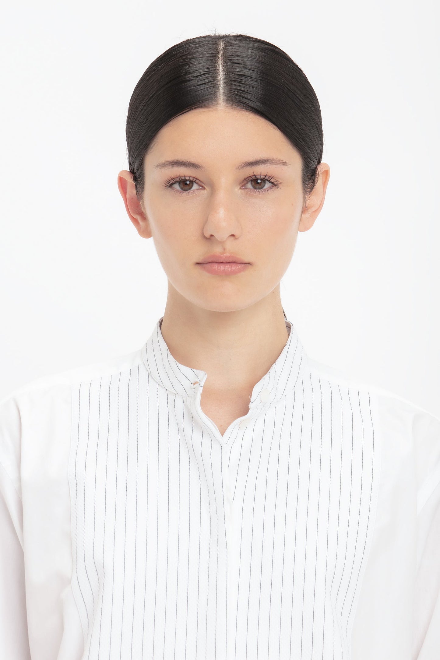 Cropped Tux Shirt