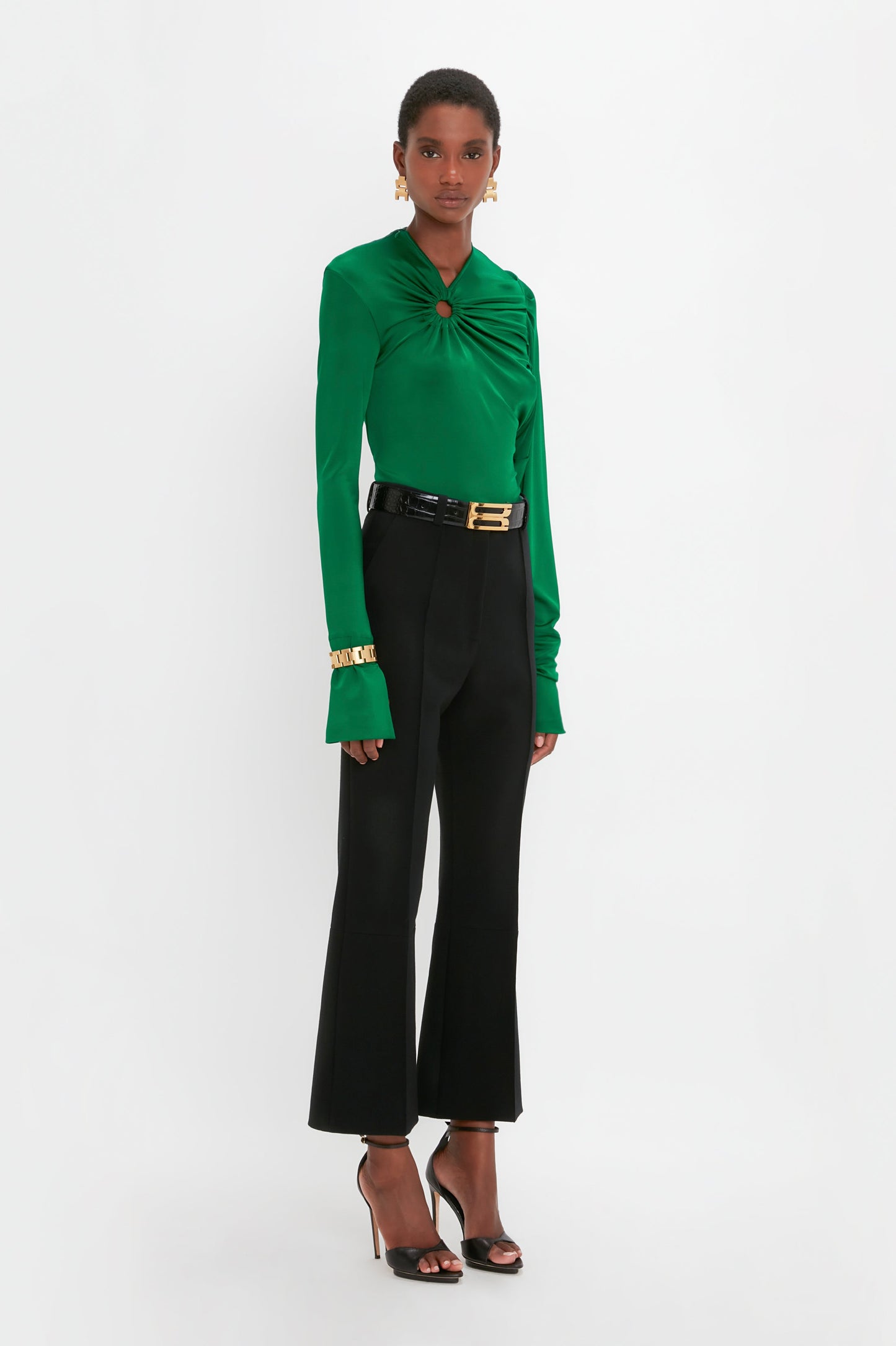 Cropped Kick Trouser