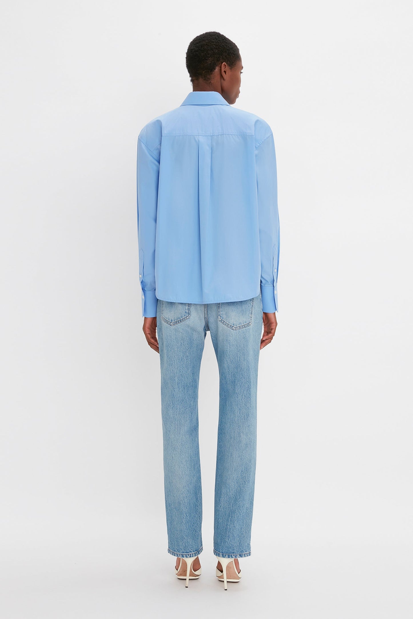 Cropped Long Sleeve Shirt