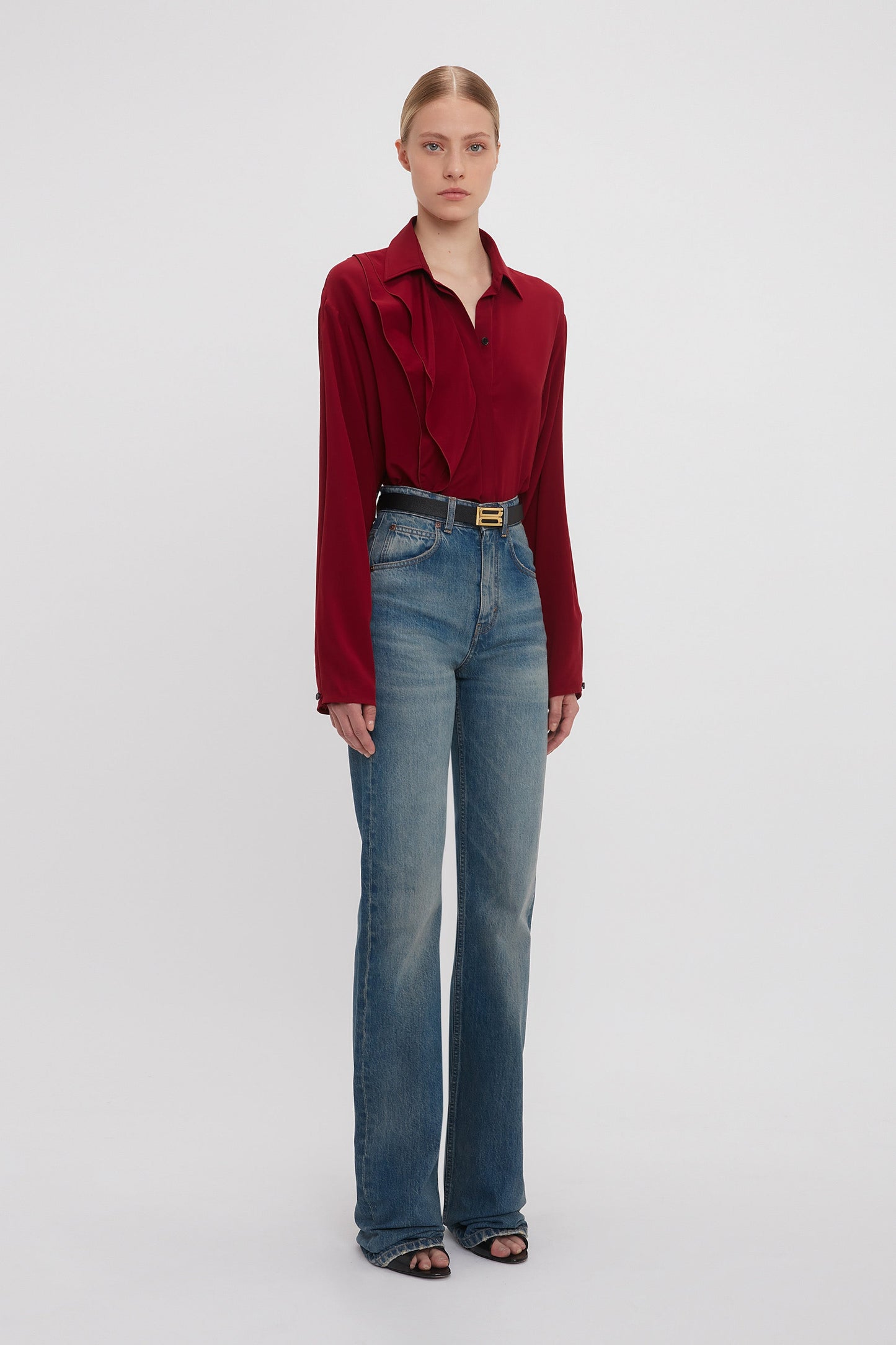 Ruffle Detail Blouse