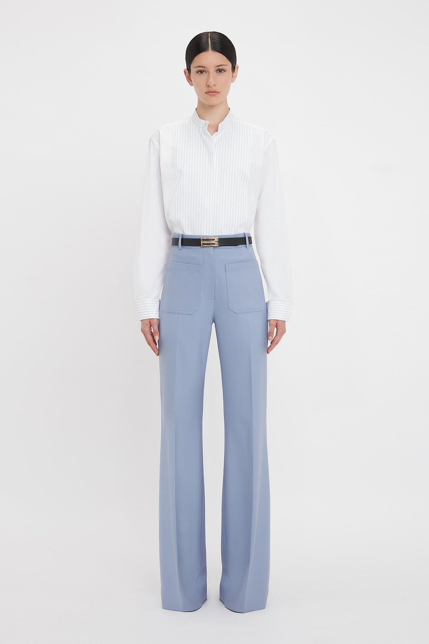 Cropped Tux Shirt
