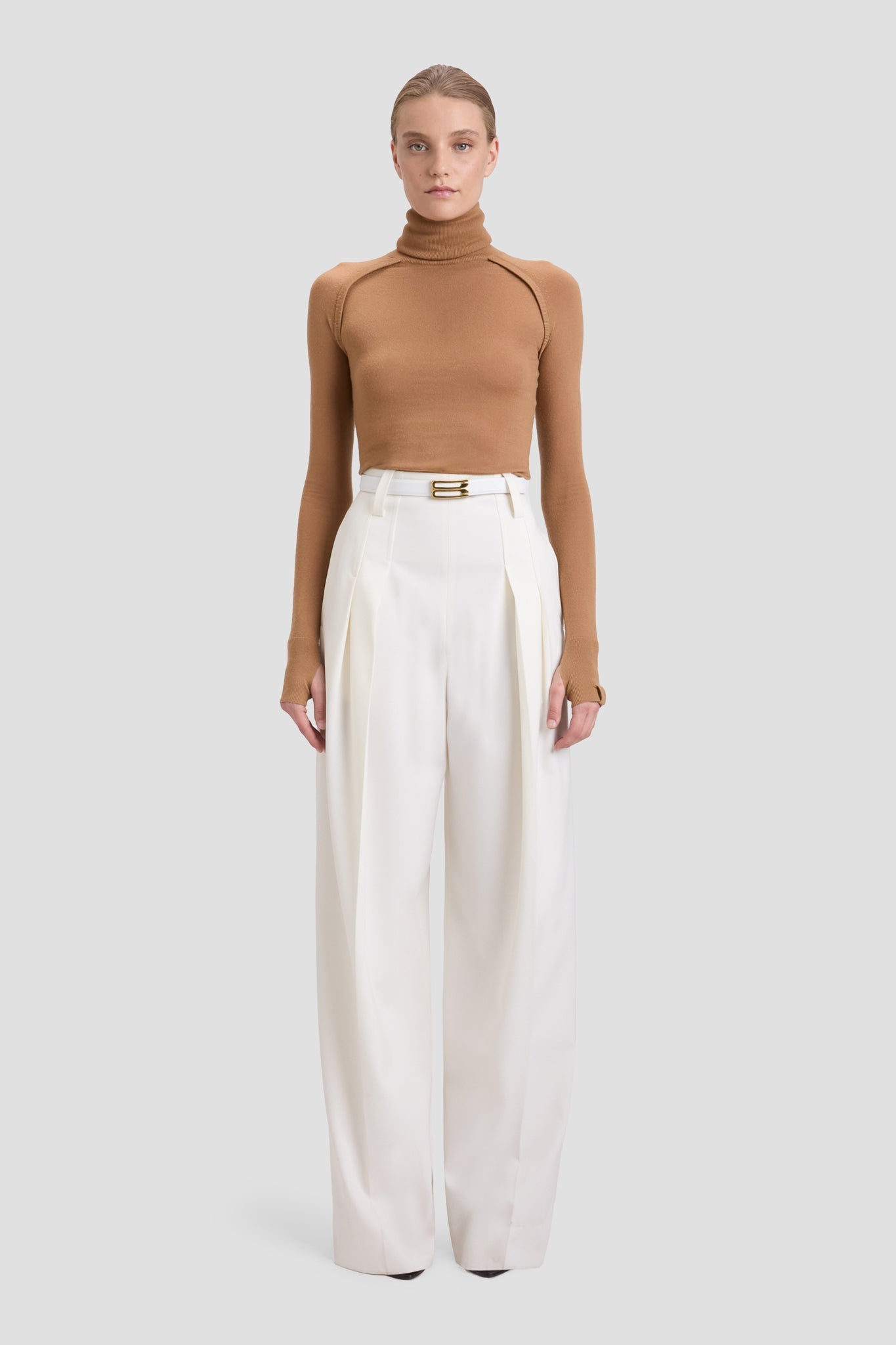 High Waist Cinch Trouser