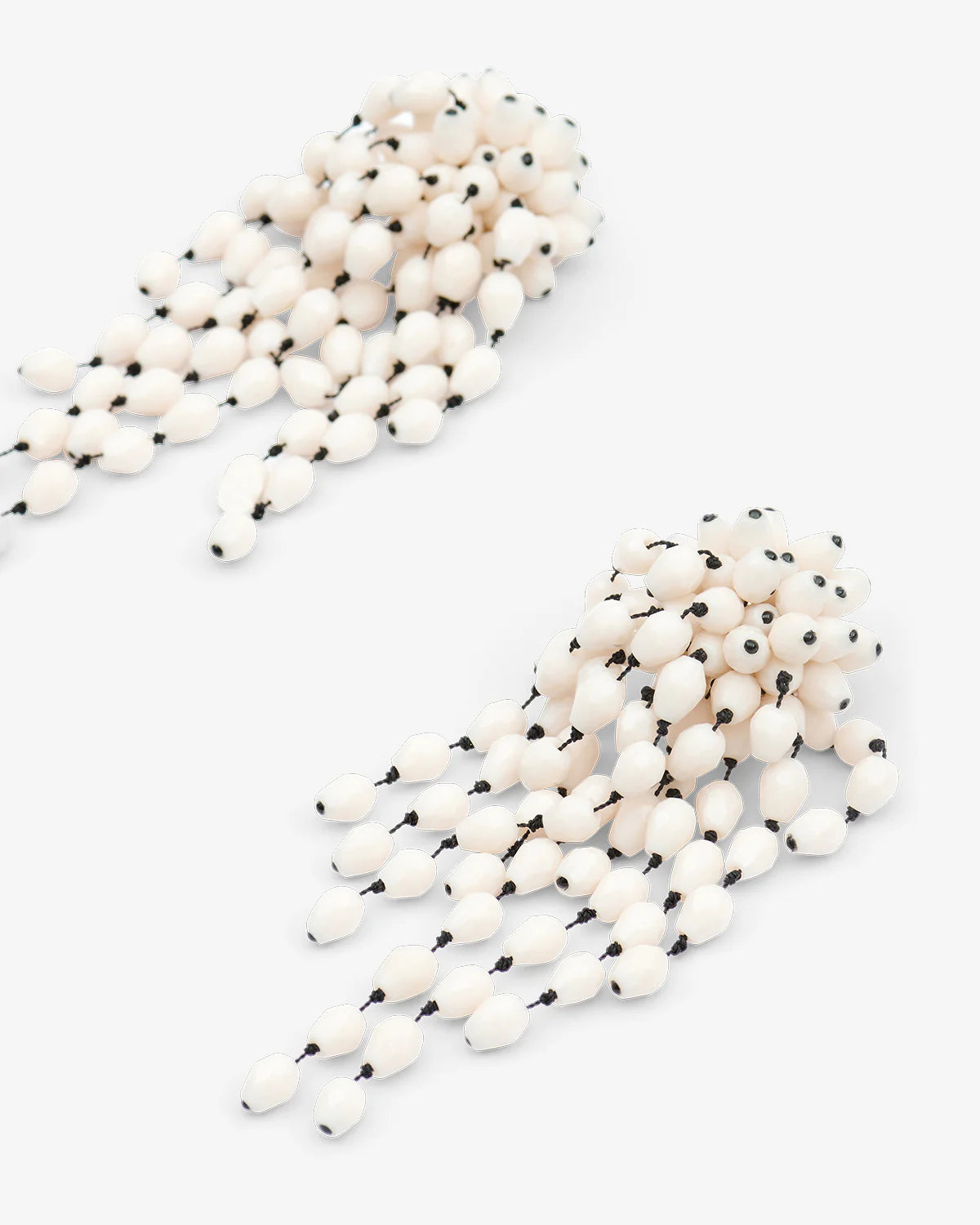 Hanabi Earrings in Ecru