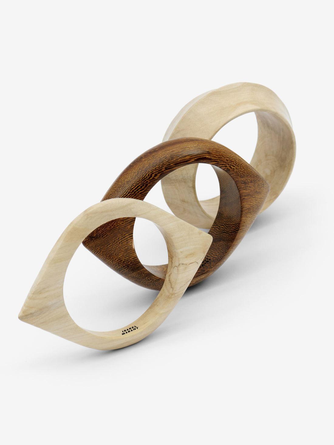 Wood Eye Set Of Cuffs