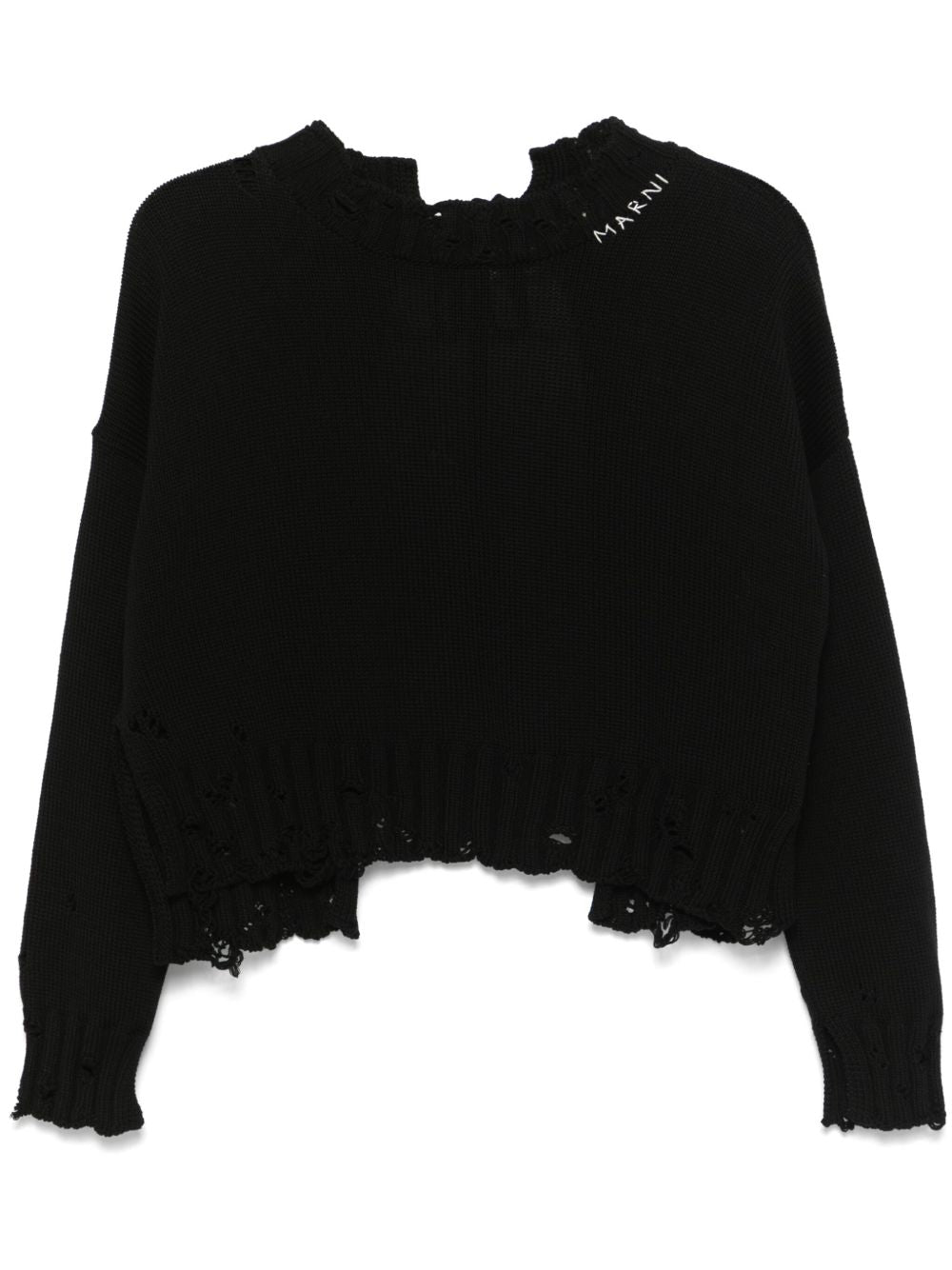 Backless Round Neck Sweater