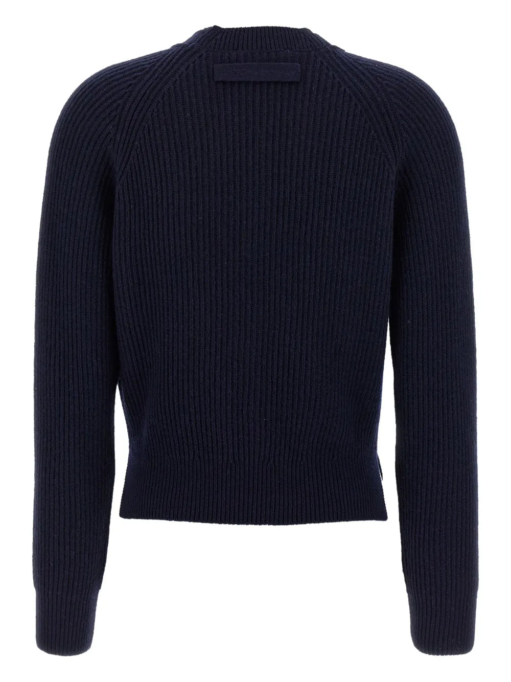 Stepped Hem V Neck Cardigan