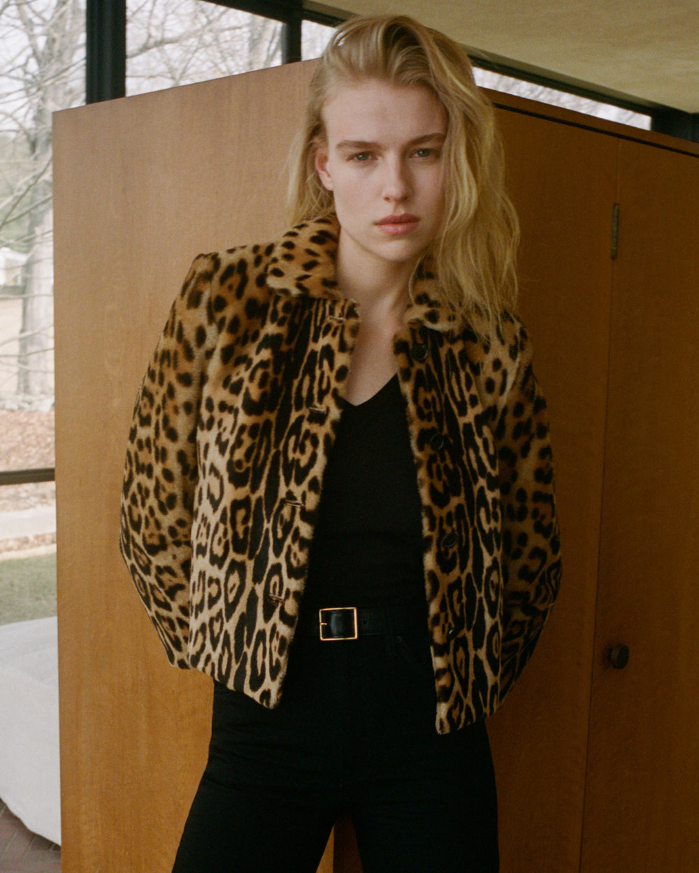 Montmartre Shearling Cropped Jacket