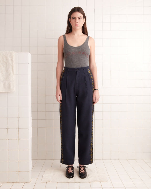 Deco Collage Trouser
