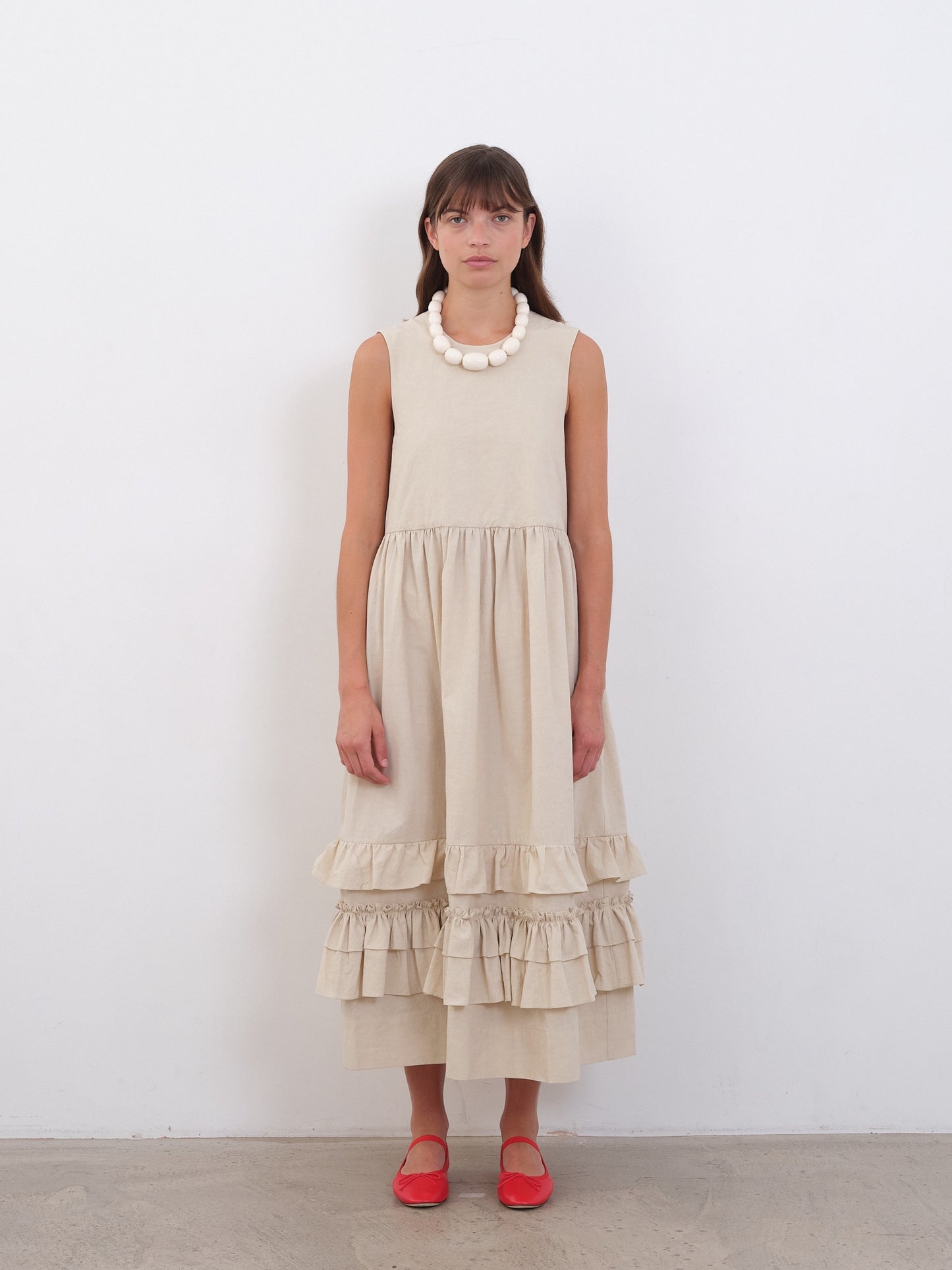 Japanese Paper Cotton Genevieve Dress