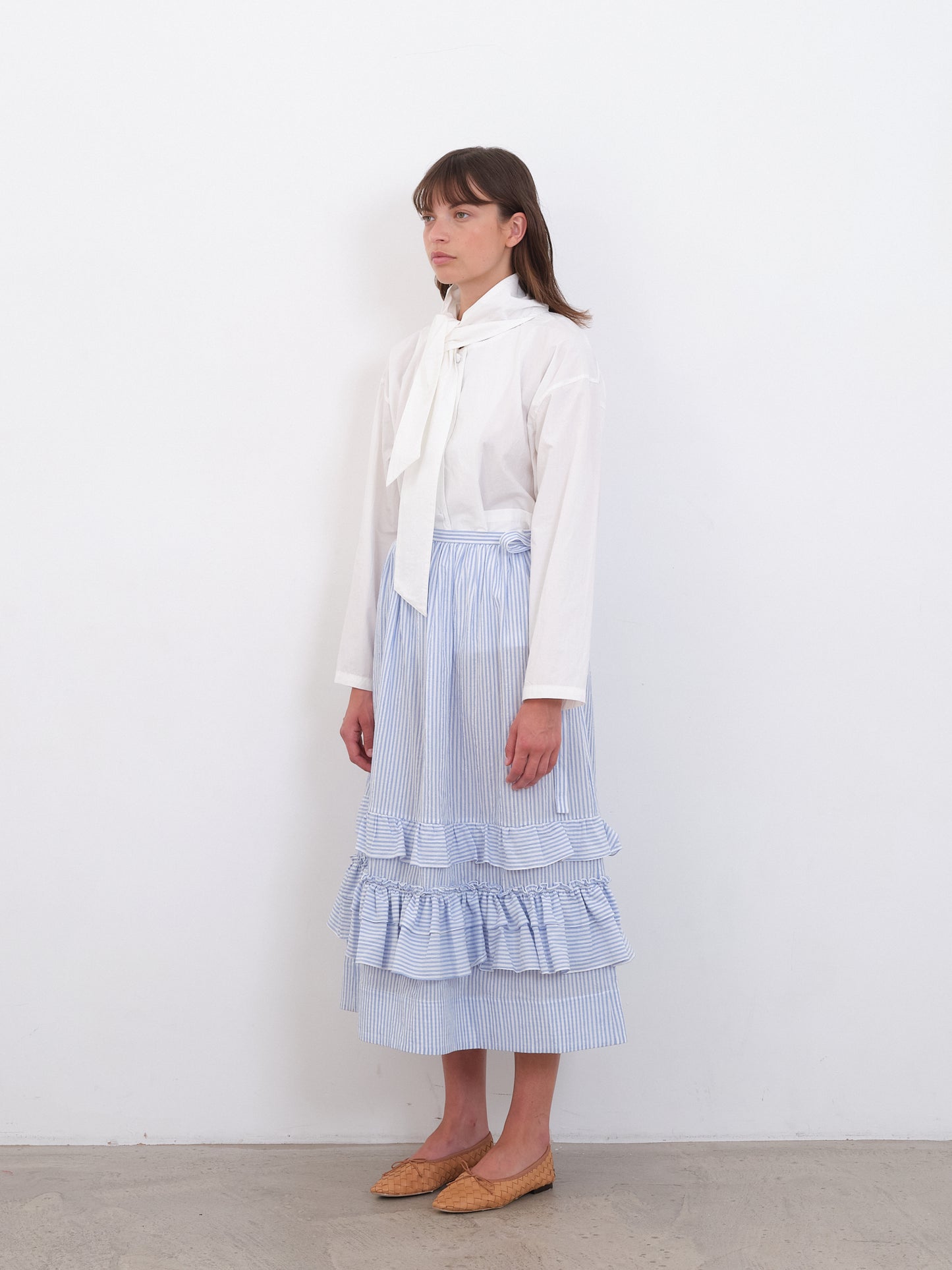Japanese Mugwasher Stripe Betsy Skirt