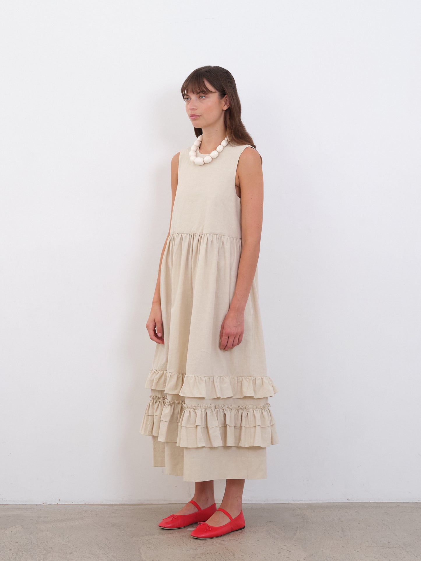 Japanese Paper Cotton Genevieve Dress