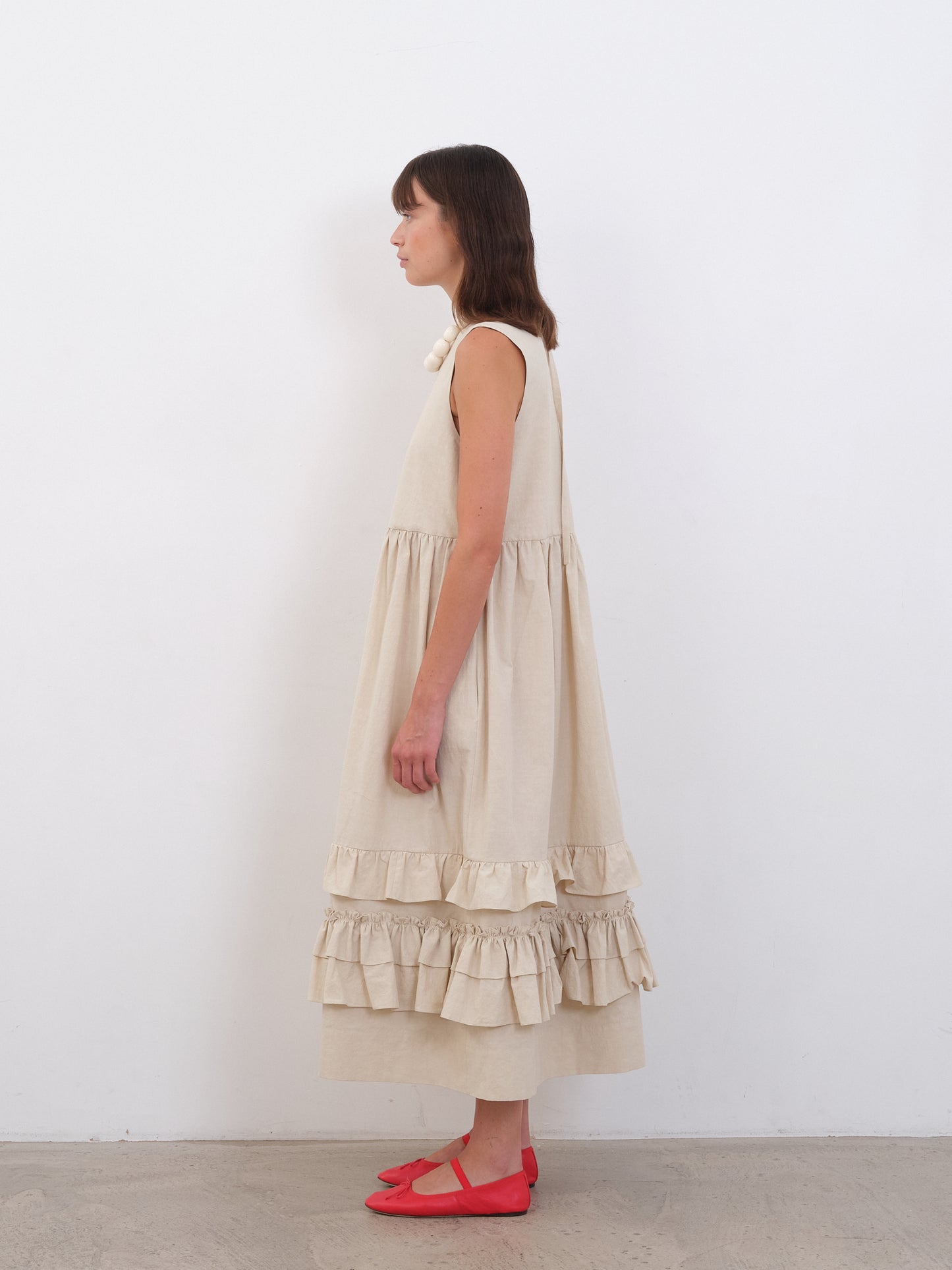 Japanese Paper Cotton Genevieve Dress