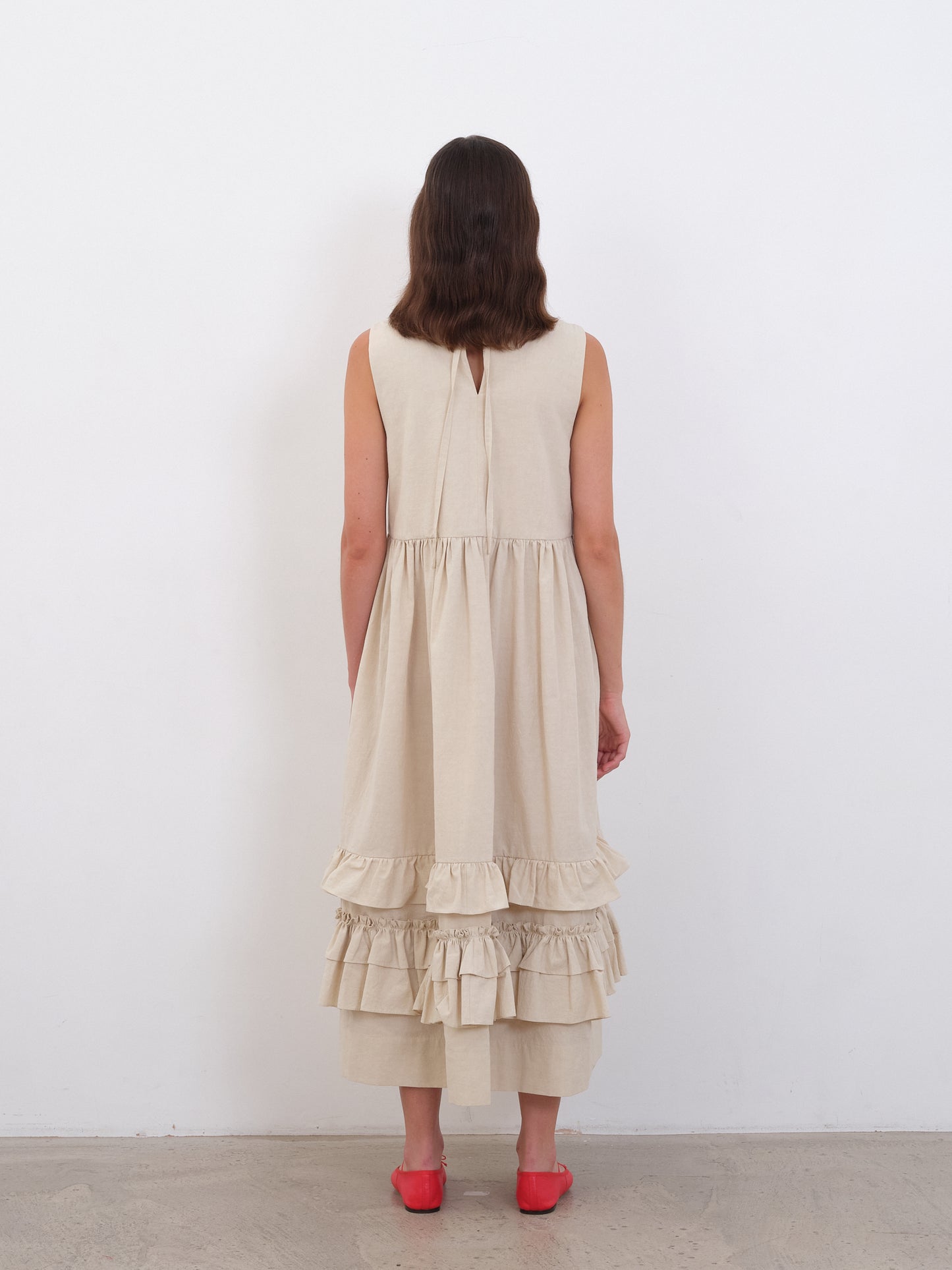 Japanese Paper Cotton Genevieve Dress