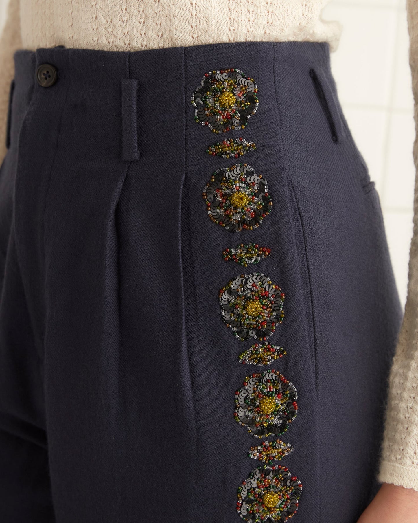 Deco Collage Trouser