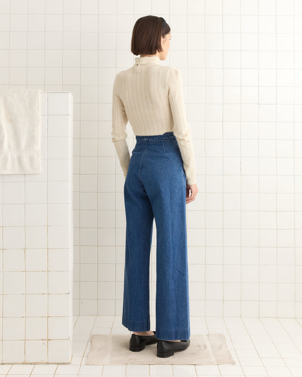 Denim Sailor Trousers