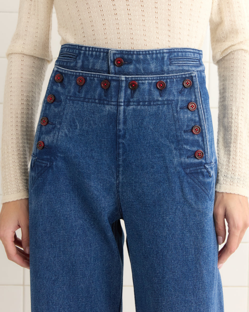 Denim Sailor Trousers