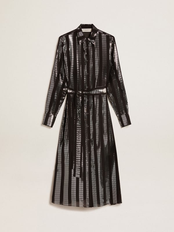 Lame Print Journey Dress