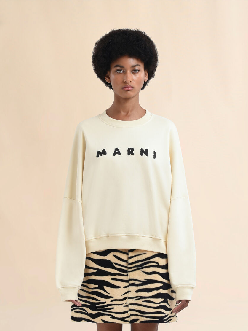 Printed Scribble Logo Sweatshirt