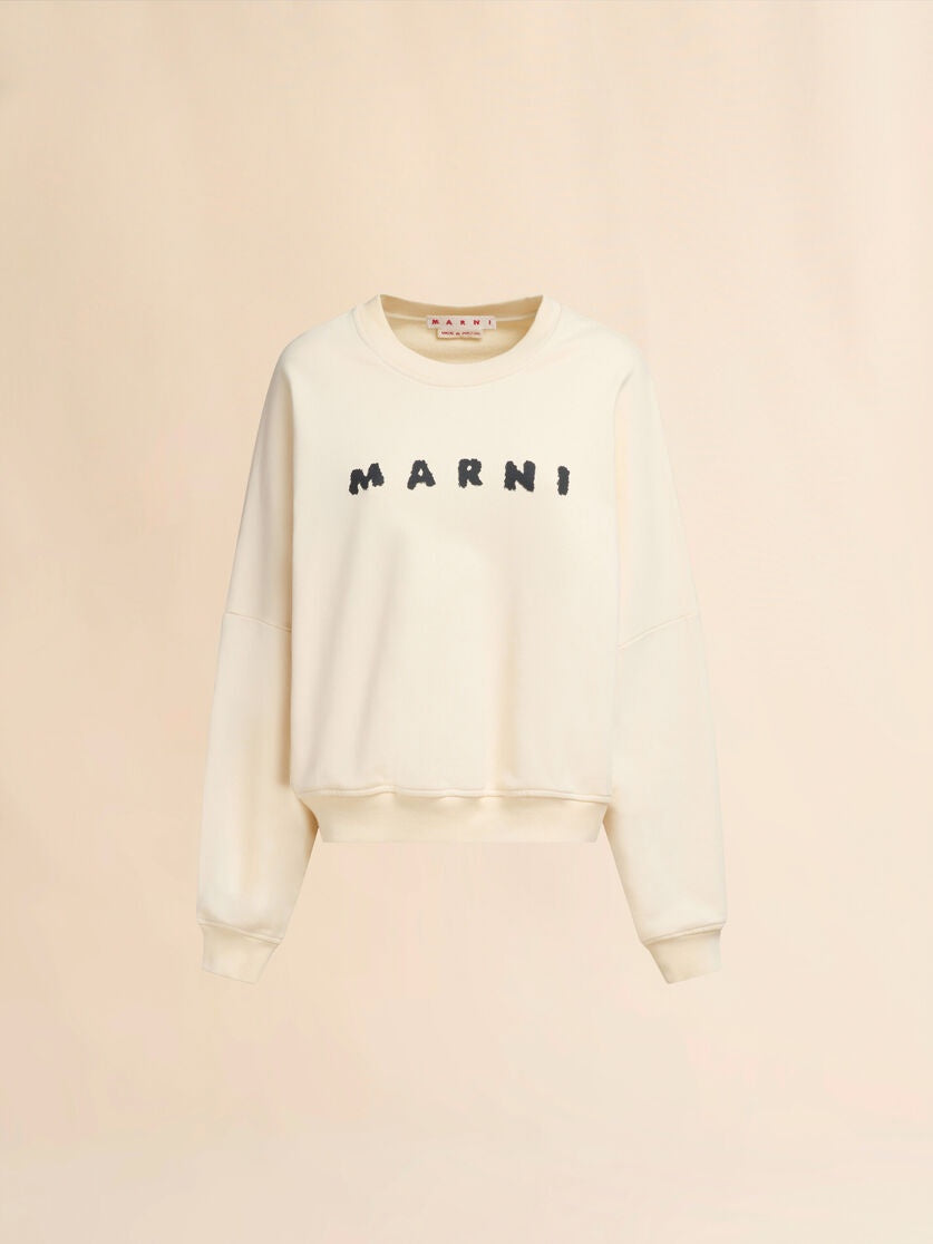 Printed Scribble Logo Sweatshirt