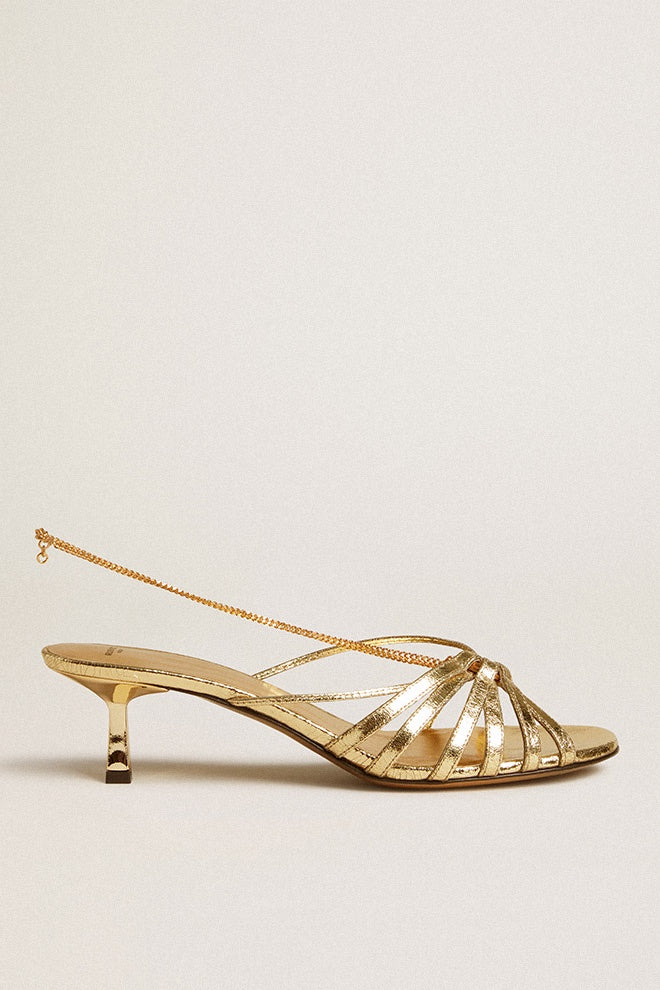 Nico Laminated Kitten Heel