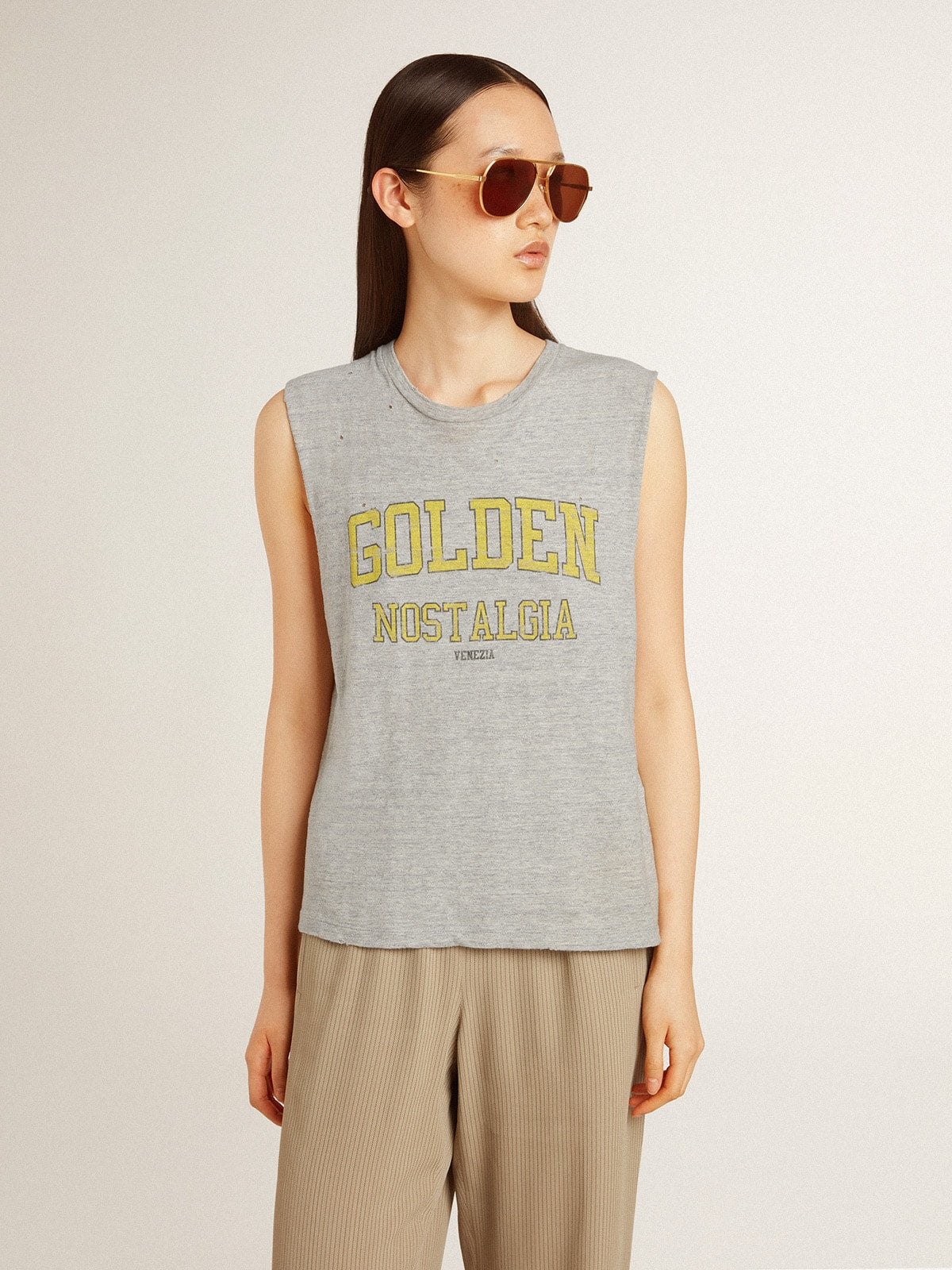 Slub Jersey With Print