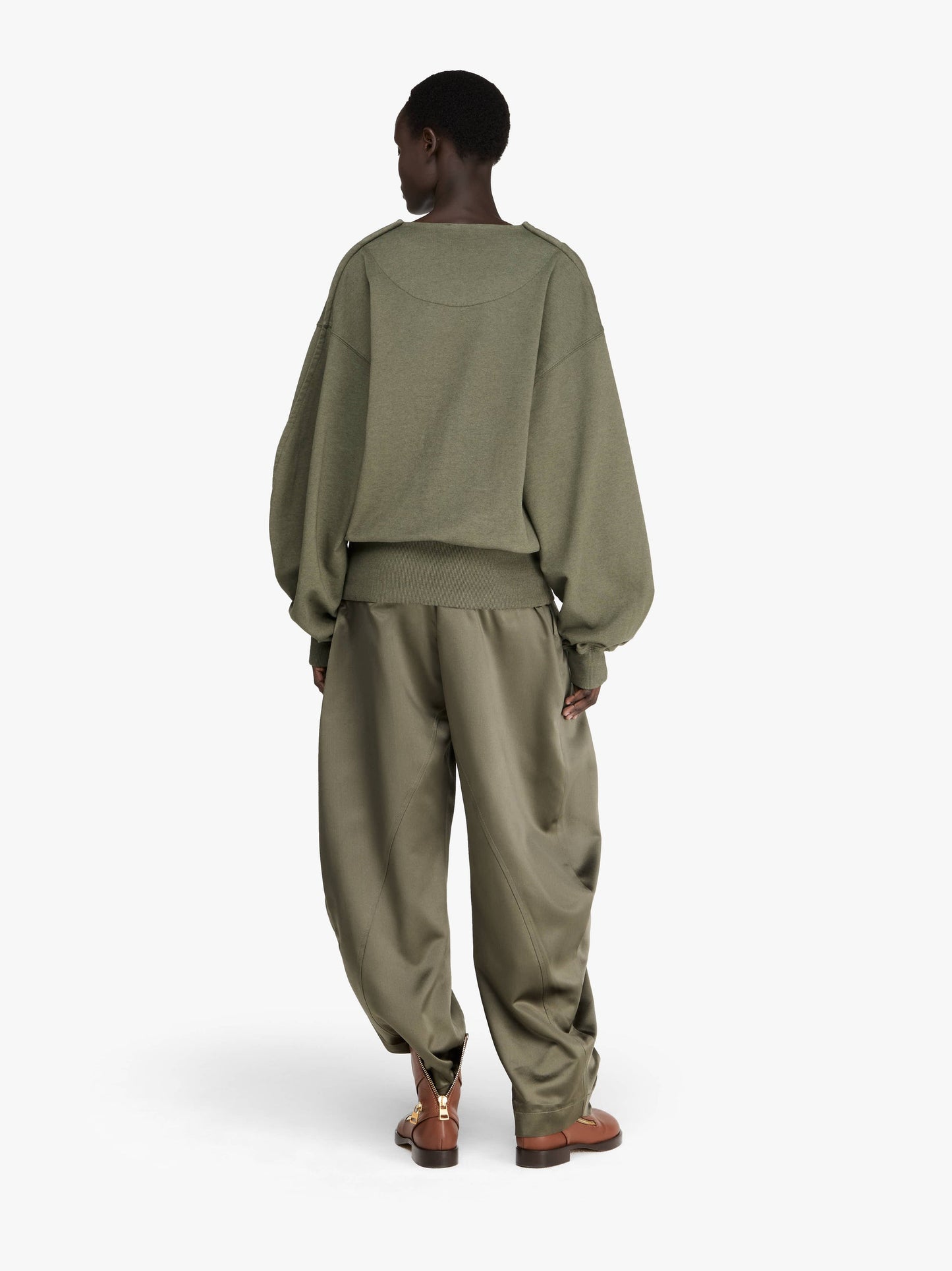 Rounded Wrap Sweatshirt