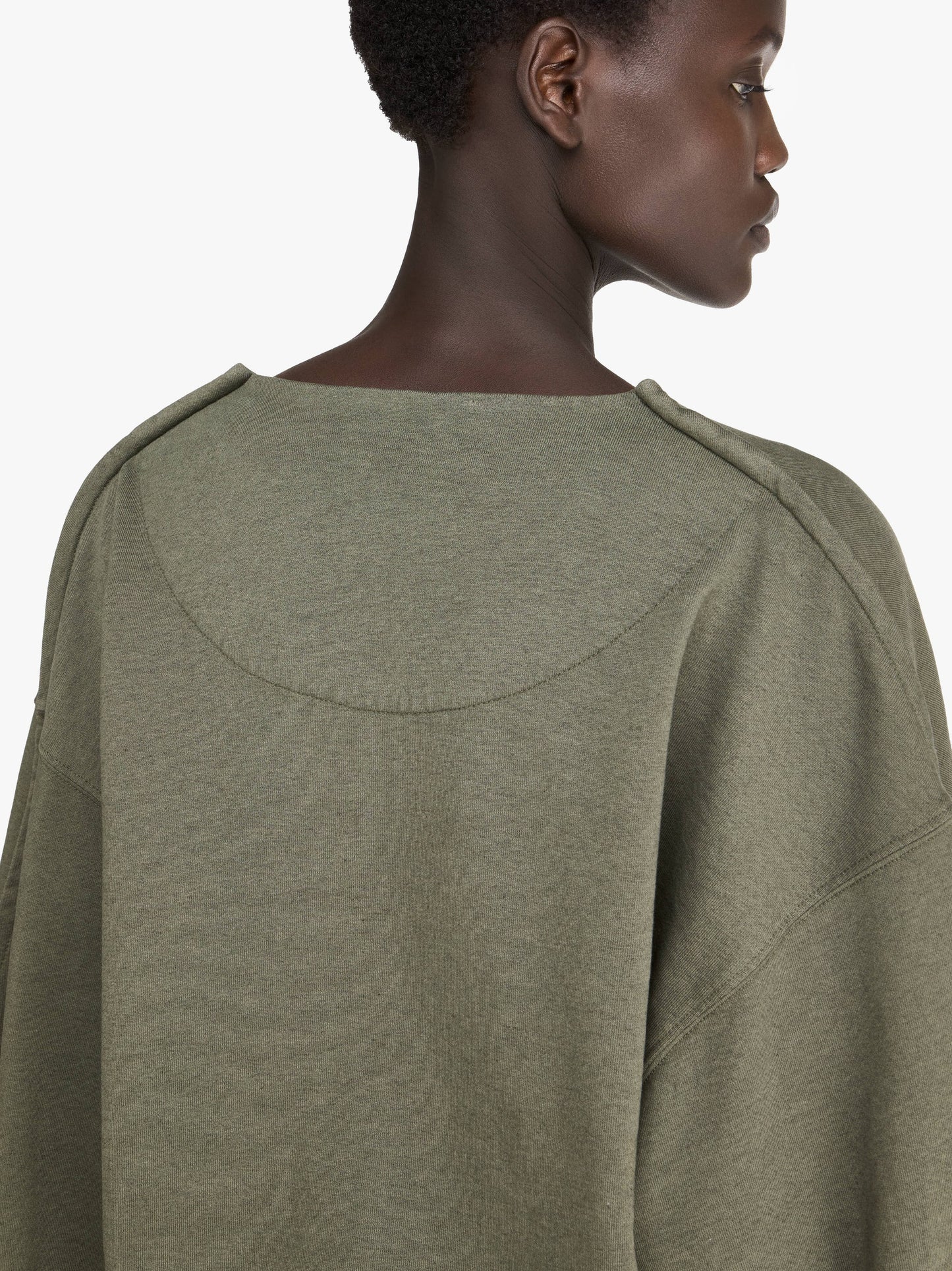 Rounded Wrap Sweatshirt