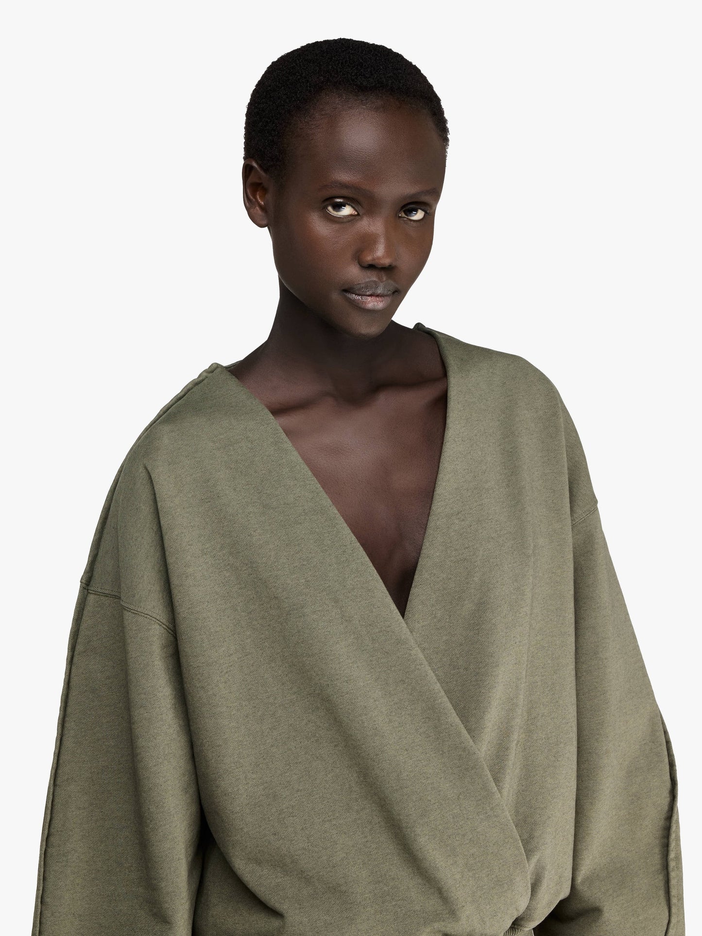 Rounded Wrap Sweatshirt