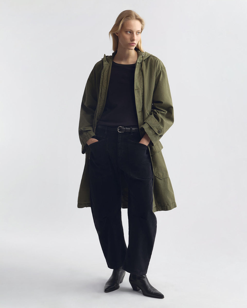 Shon Corduroy Pant in Dark Charcoal