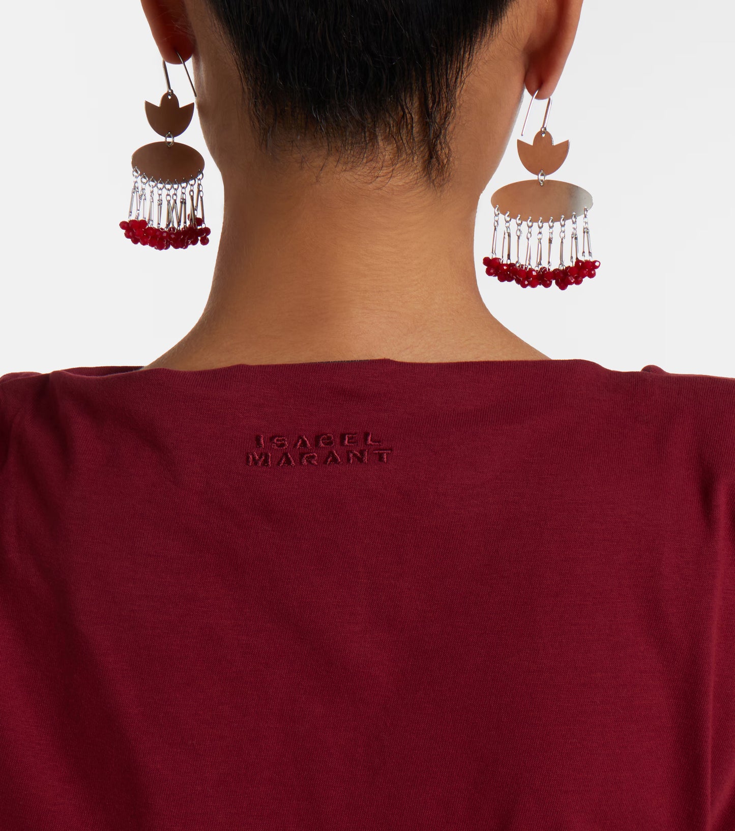 Sebani T-Shirt in Burgundy