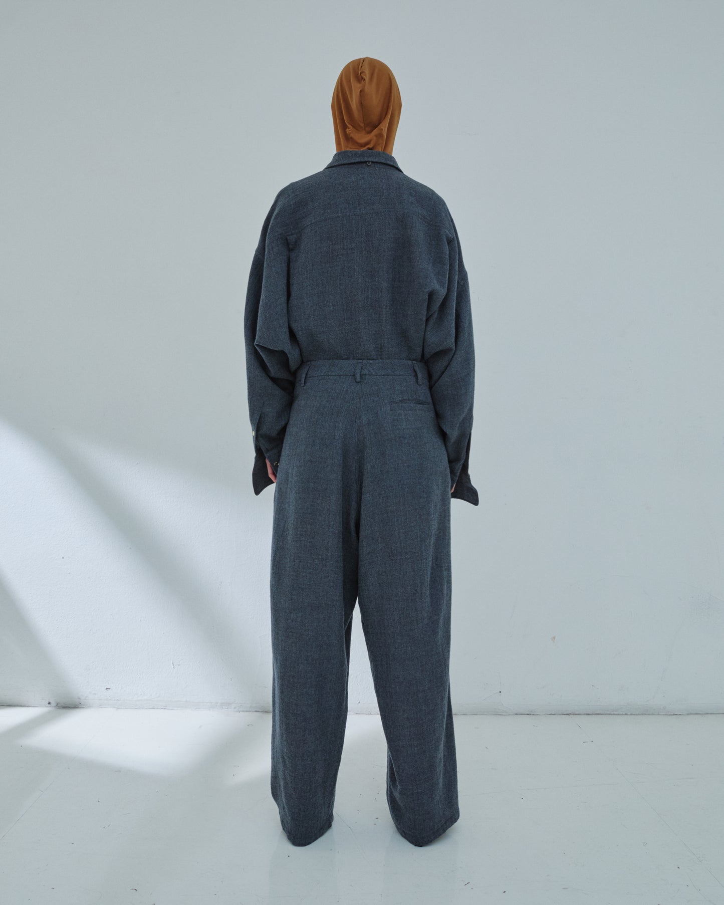 Phebe Wide Leg Japanese Light Wool Pants