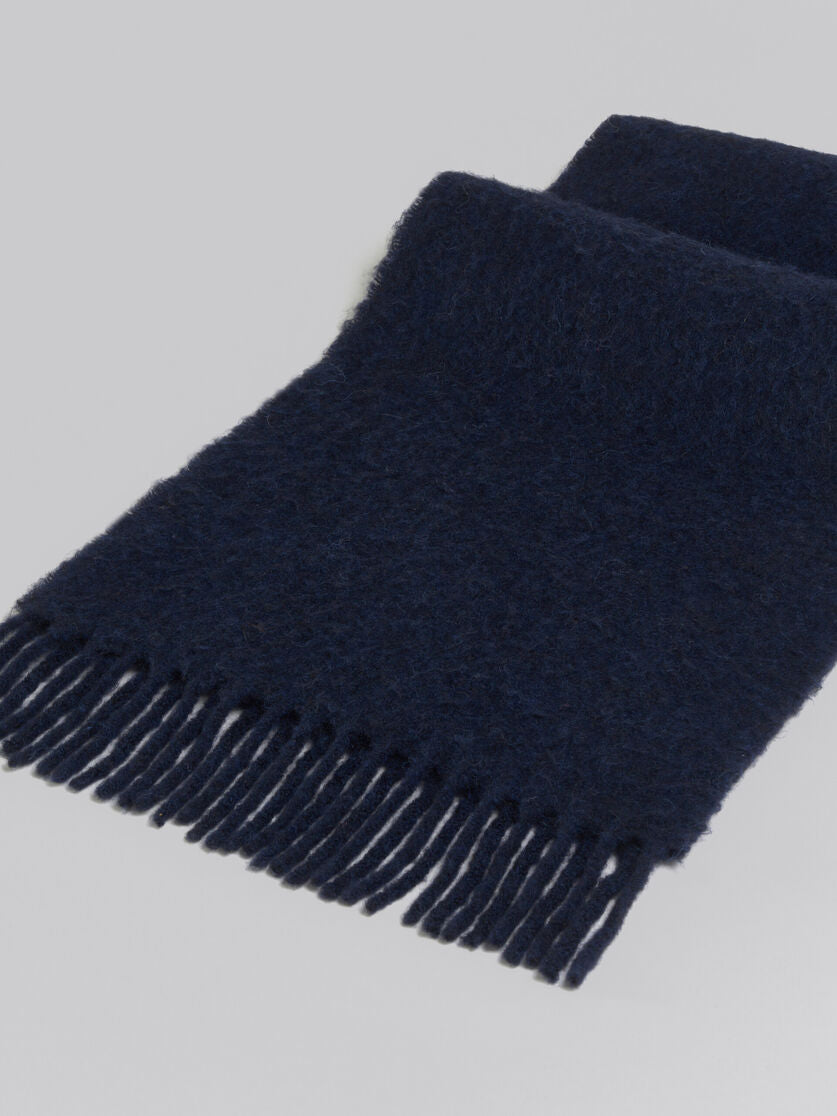 Blue Alpaca Scarf
