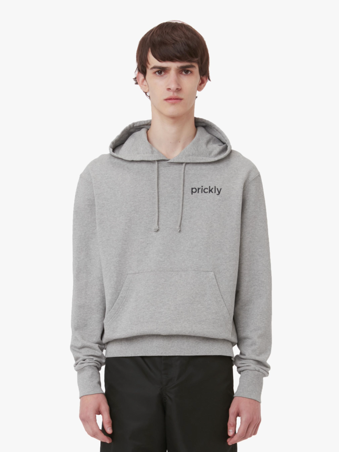Prickly Back Print Hoodie
