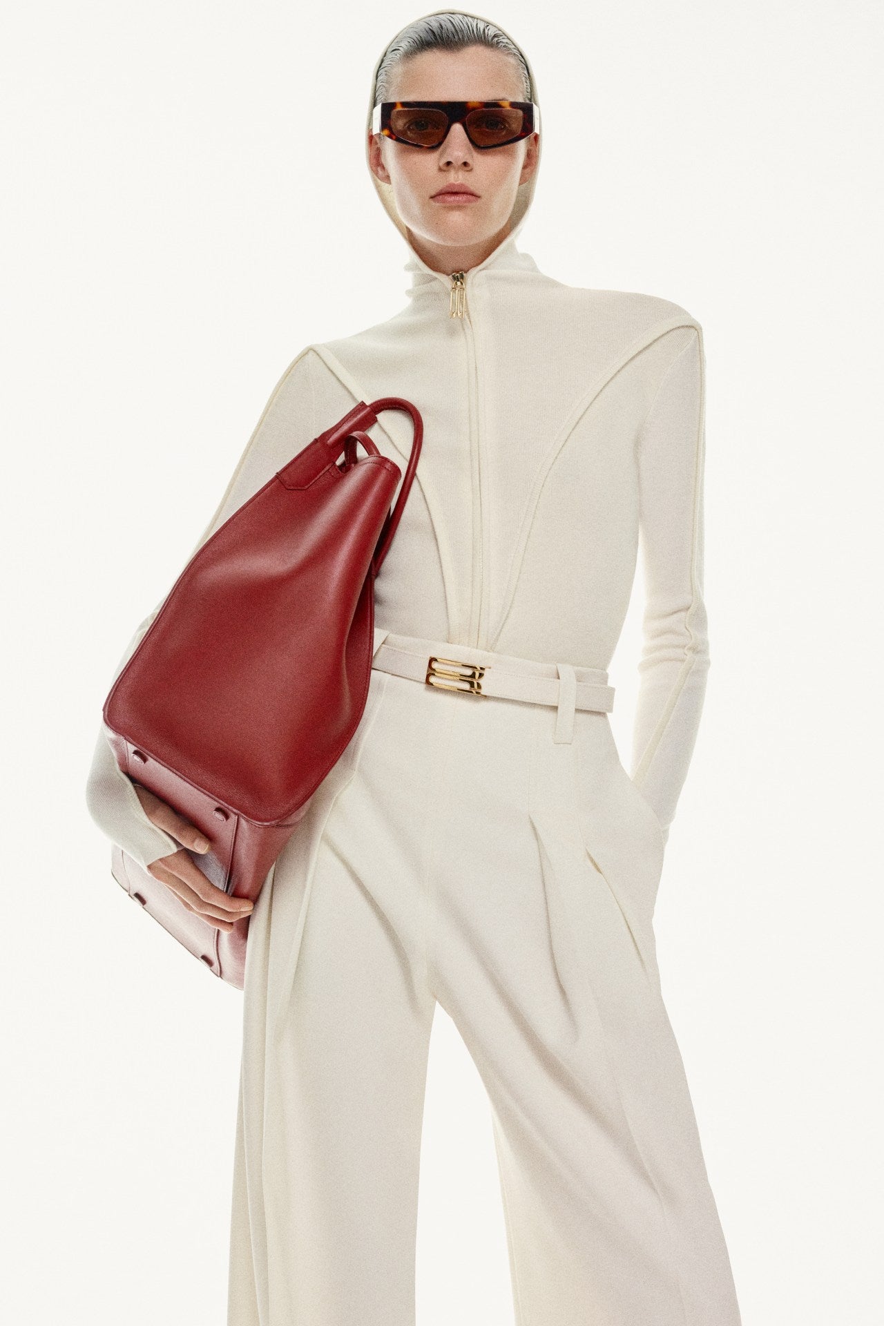 High Waist Cinch Trouser