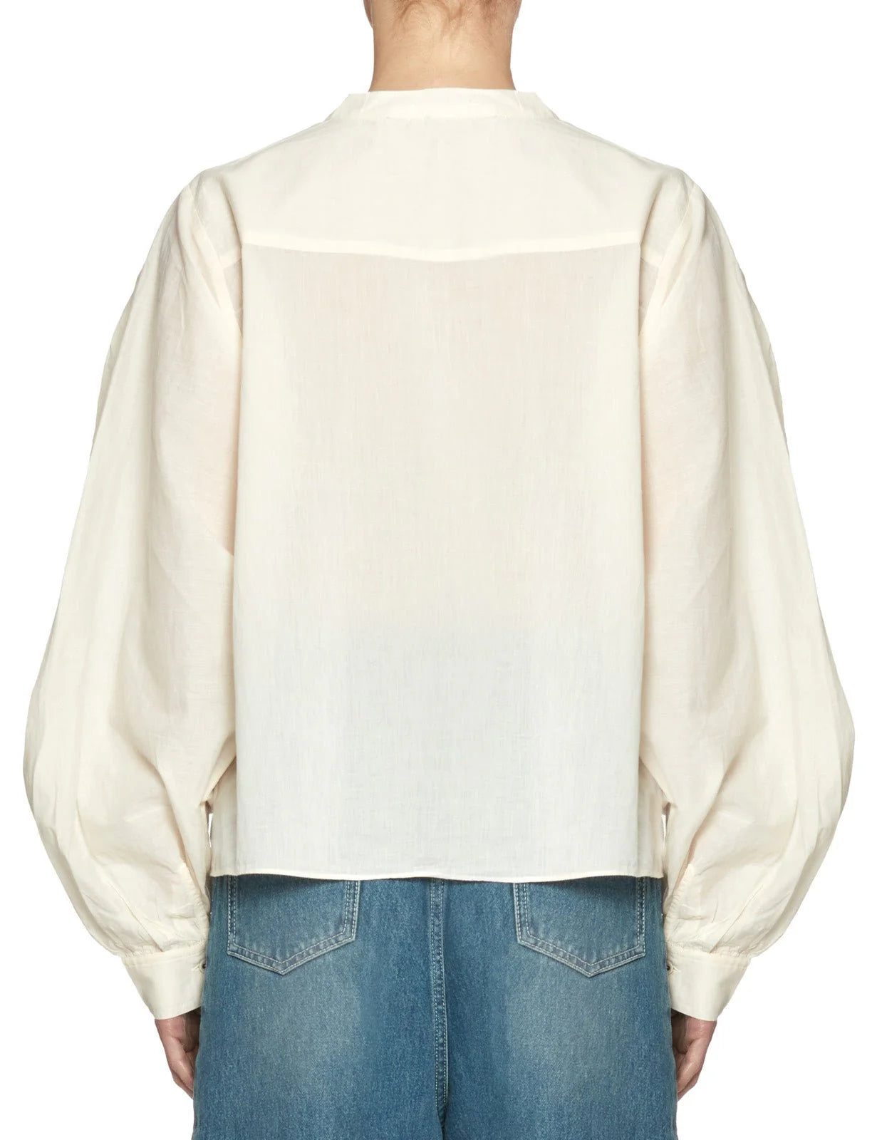 Riko LS Blouse with Ruffles