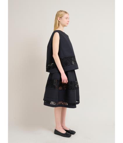 Lace Insert Cady Skirt