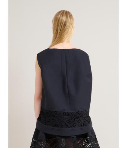 Lace Inset Cady Top