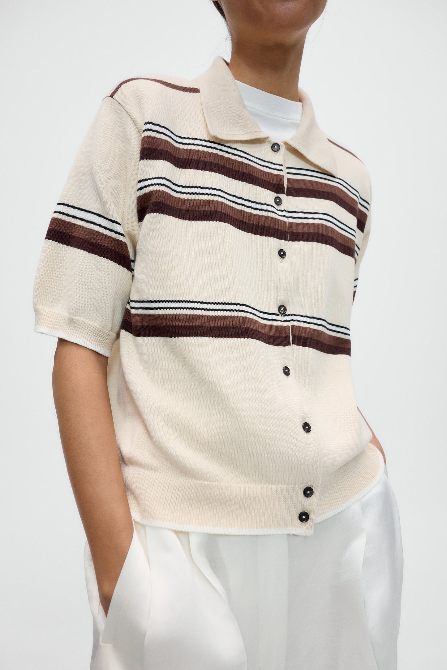 Organic Striped Polo