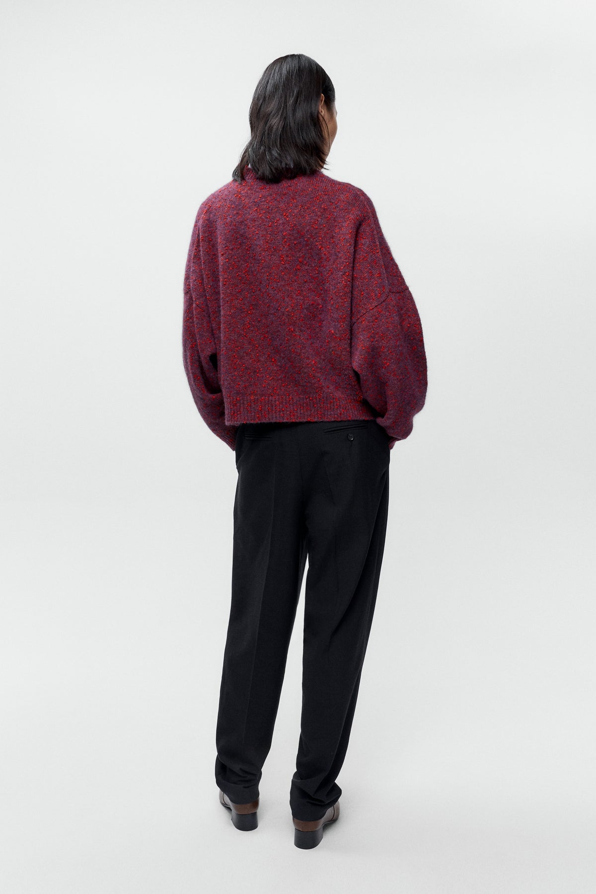 Speckled Crewneck Sweater