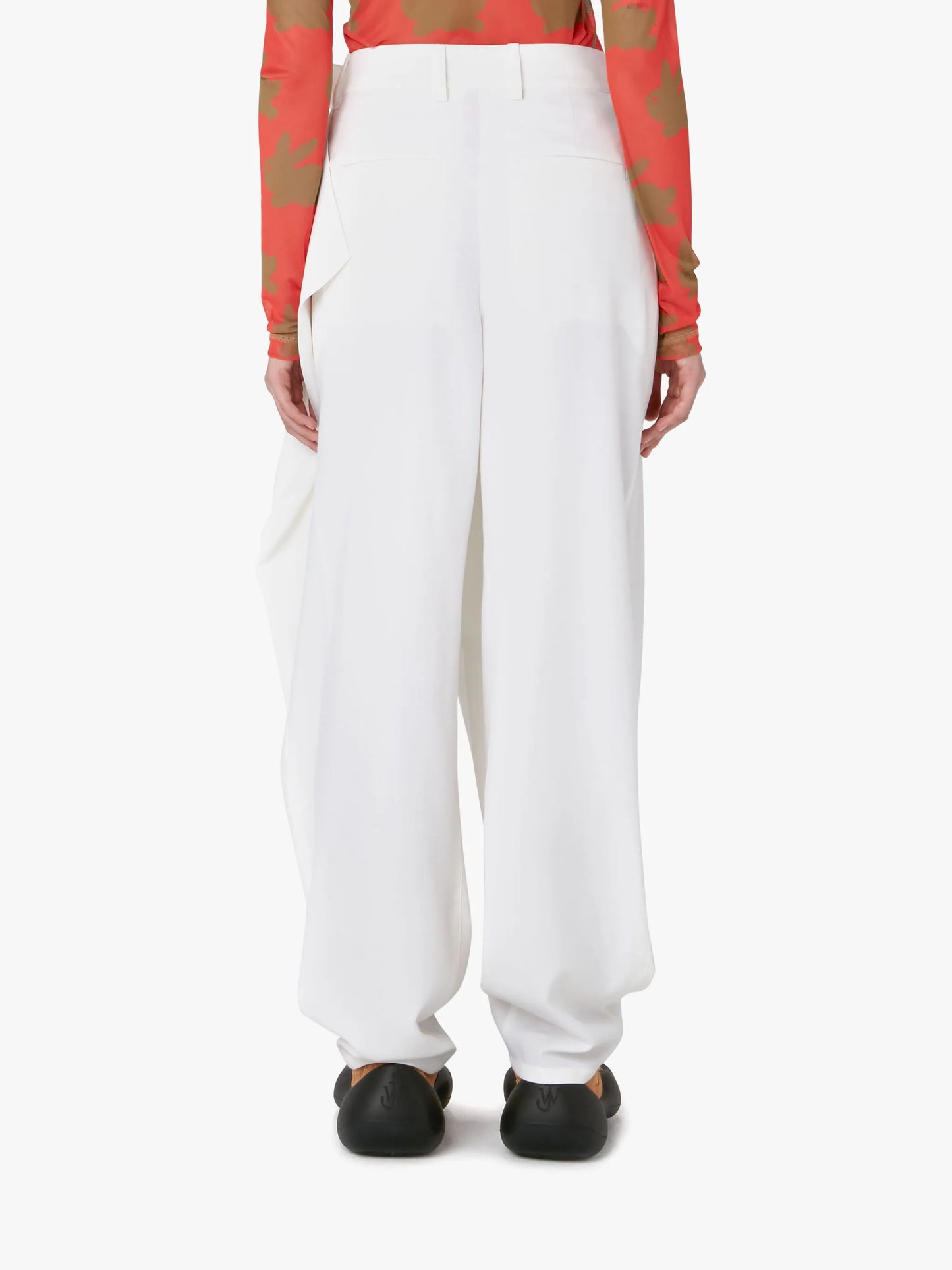 Padlock Strap Fold Over Trousers
