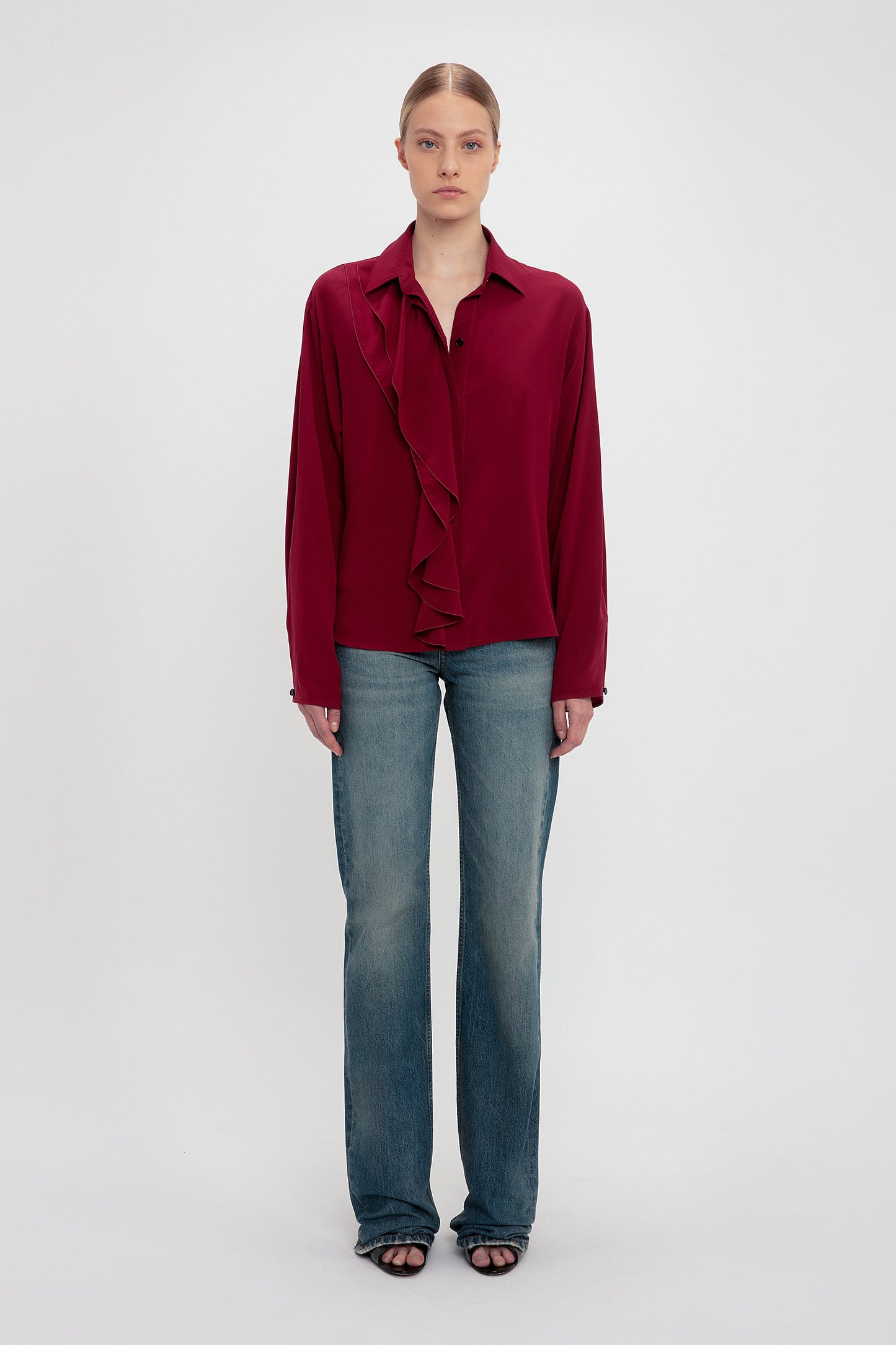 Ruffle Detail Blouse