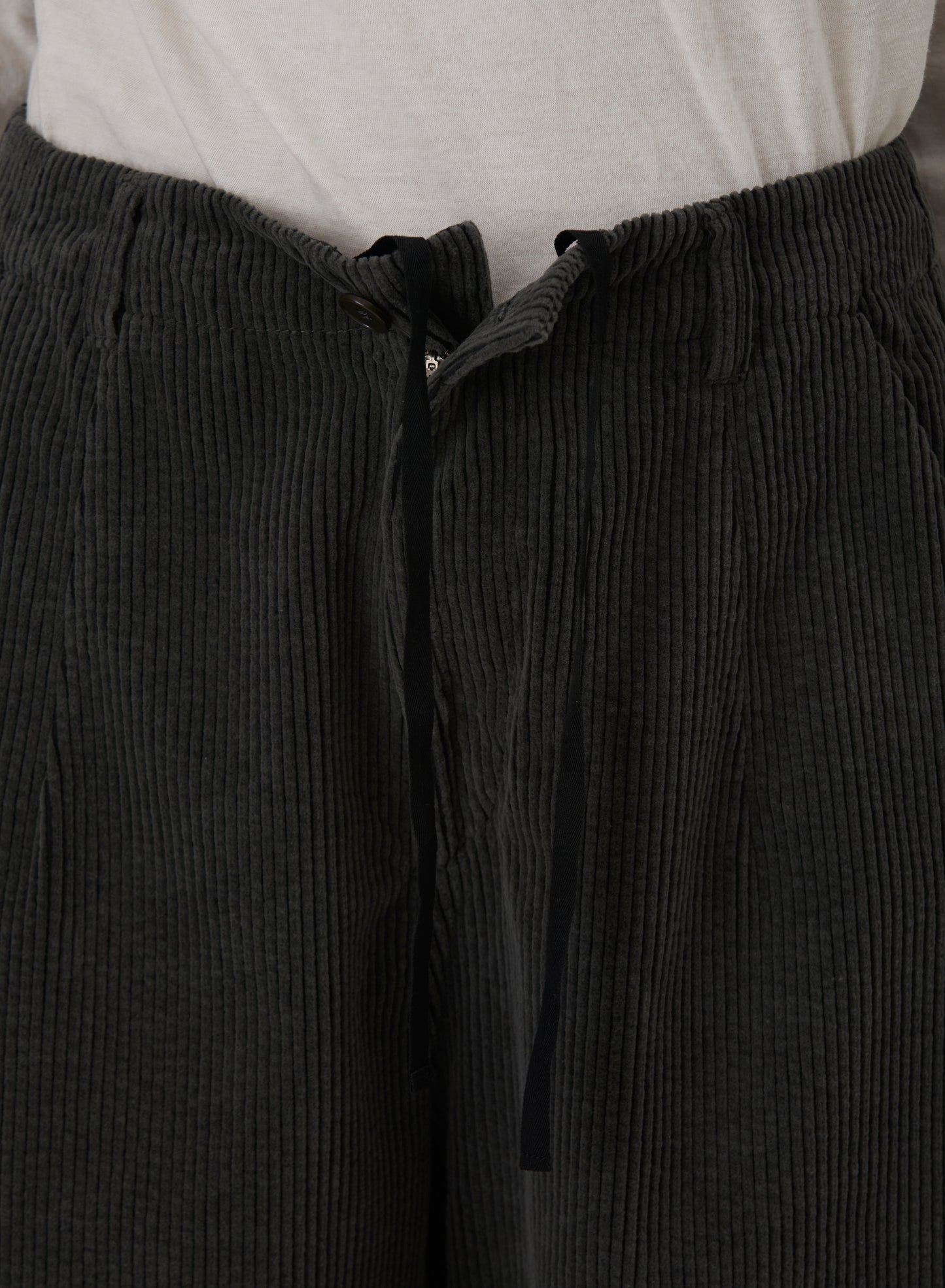 Washed Corduroy Cropped Balloon Pants