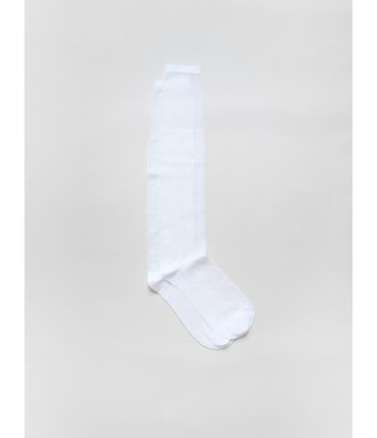 Lisle Openwork Weave Socks