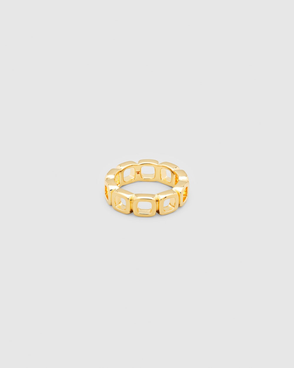 Cushion Band Open Gold