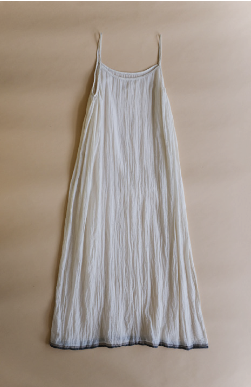 Lily Slip Dress in Off White