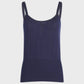 Pointelle Vest in Navy