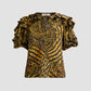 Josephine Short Sleeve Silk Top