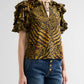 Josephine Short Sleeve Silk Top