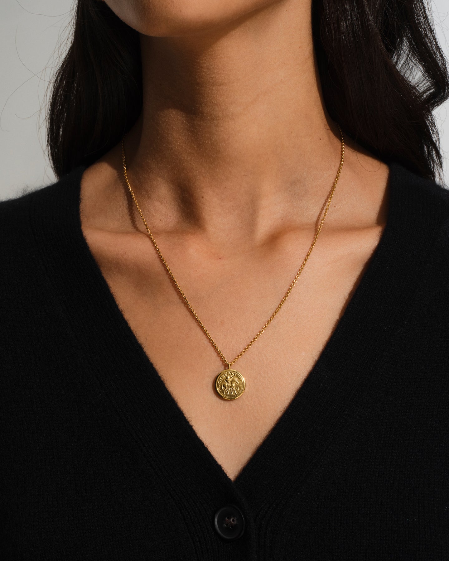 Coin Pendant Gold-20.5