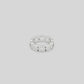 Cushion Band Open Silver